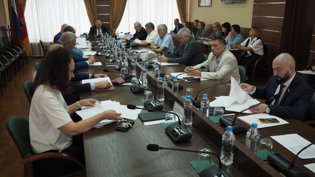 Состоялось заседание Совета Законодательного Собрания